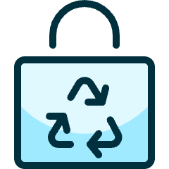 Recycling Bag Icon from Ultimate Duotone Set
