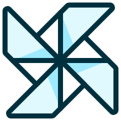Renewable Energy Paper Turbine Icon from Ultimate Duotone Set