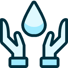 Water Protection Drop Hold Icon from Ultimate Duotone Set