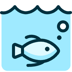 Water Protection Fish Icon from Ultimate Duotone Set