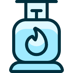Fossil Energy Gas Latern Icon from Ultimate Duotone Set