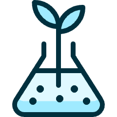 Organic Flask Icon from Ultimate Duotone Set