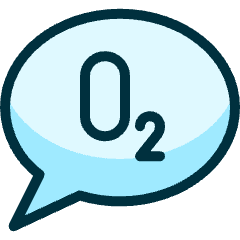 Pollution O2 Message Icon from Ultimate Duotone Set