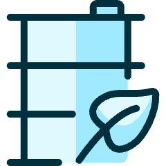 Renewable Energy Eco Barrel Icon from Ultimate Duotone Set