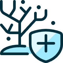Wildlife Protection Tree Shield Icon from Ultimate Duotone Set