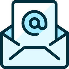 Email Action At Icon from Ultimate Duotone Set