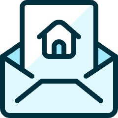 Email Action Home Icon from Ultimate Duotone Set