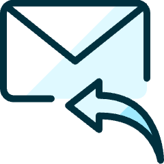 Email Action Reply 1 Icon from Ultimate Duotone Set