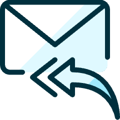 Email Action Reply All 1 Icon from Ultimate Duotone Set