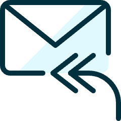 Email Action Reply All 2 Icon from Ultimate Duotone Set