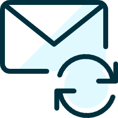 Email Action Sync 1 Icon from Ultimate Duotone Set