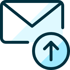 Email Action Upload 1 Icon from Ultimate Duotone Set