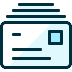 Envelope Postcard Icon from Ultimate Duotone Set