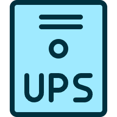 Envelope Ups Icon from Ultimate Duotone Set