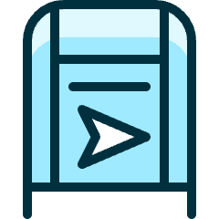 Mailbox Post Icon from Ultimate Duotone Set