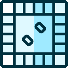 Board Game Dice Icon from Ultimate Duotone Set