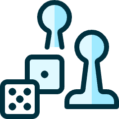 Board Game Dice Pawn Icon from Ultimate Duotone Set