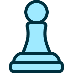 Chess Pawn Icon from Ultimate Duotone Set