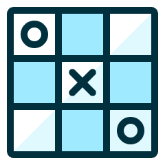 Tic Tac Toe Icon from Ultimate Duotone Set
