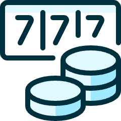 Casino 777 Winner Icon from Ultimate Duotone Set