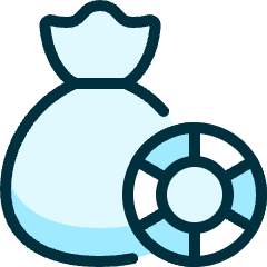 Casino Diamond Bag Icon from Ultimate Duotone Set