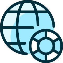 Casino Global Chip Icon from Ultimate Duotone Set