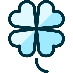 Casino Lucky Clover Icon from Ultimate Duotone Set