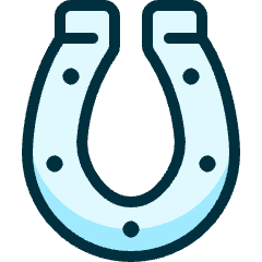 Casino Lucky Horseshoe Icon from Ultimate Duotone Set