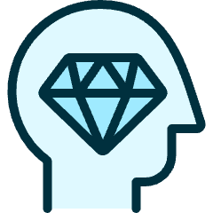 Casino Player Diamond Icon from Ultimate Duotone Set