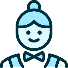 Casino Player Woman Icon from Ultimate Duotone Set