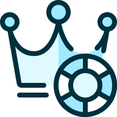 Casino Winner Chip Icon from Ultimate Duotone Set
