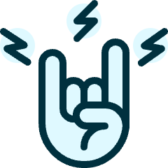 Concert Rock Icon from Ultimate Duotone Set