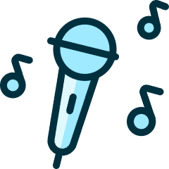 Concert Sing Icon from Ultimate Duotone Set