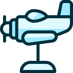 Crafts Model Plane  Icon from Ultimate Duotone Set