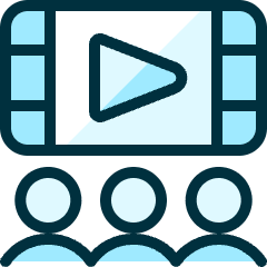 Movie Cinema Watch 1 Icon from Ultimate Duotone Set