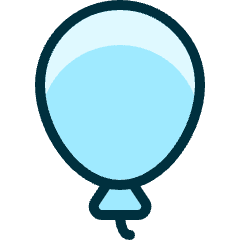 Party Balloon Icon from Ultimate Duotone Set