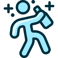 Party Dance Icon from Ultimate Duotone Set