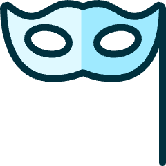 Party Mask Icon from Ultimate Duotone Set