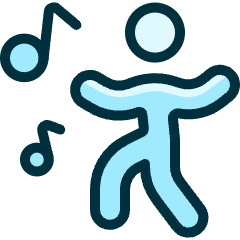 Party Music Dance Icon from Ultimate Duotone Set