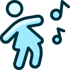 Party Music Dance Woman Icon from Ultimate Duotone Set