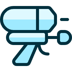 Party Water Gun Icon from Ultimate Duotone Set