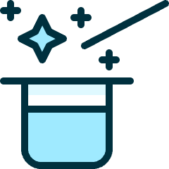 Show Hat Magician Icon from Ultimate Duotone Set