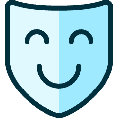 Show Theater Mask Happy Icon from Ultimate Duotone Set