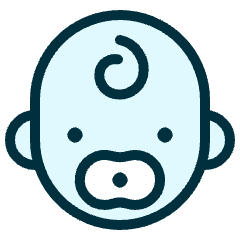 Baby 1 Icon from Ultimate Duotone Set