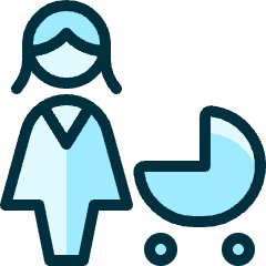 Baby Trolley Icon from Ultimate Duotone Set