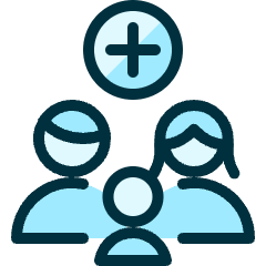 Family Add New Member Icon from Ultimate Duotone Set
