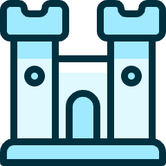 Toys Castle Icon from Ultimate Duotone Set