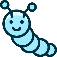 Toys Caterpillar Icon from Ultimate Duotone Set