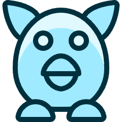 Toys Furby Icon from Ultimate Duotone Set