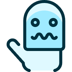 Toys Hand Ghost Icon from Ultimate Duotone Set